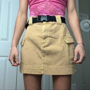 NWOT pacsun mini cargo skirt